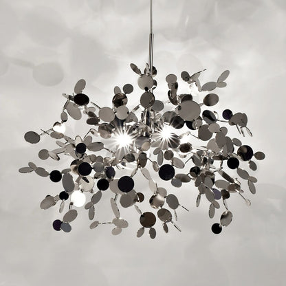 Μοντέρνο Candelabra, CAPRICIO Allegro, 2xE14, Διάμετρος 40cm, Γυαλιστερό χρώμιο, Ρυθμιζόμενο ύψος Μοντέρνο Candelabra Προεπιλεγμένος τίτλος Alessandro Design