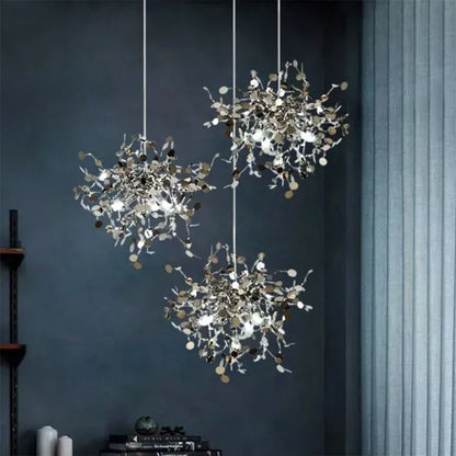 Μοντέρνο Candelabra, CAPRICIO Allegro, 2xE14, Διάμετρος 40cm, Γυαλιστερό χρώμιο, Ρυθμιζόμενο ύψος Μοντέρνο Candelabra Προεπιλεγμένος τίτλος Alessandro Design
