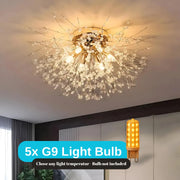 Crystal Chandelier RONDO Vivace, 5x G9, Διάμετρος 40 cm, Shiny Gold Crystal Chandeliers Προεπιλεγμένος τίτλος Alessandro Design