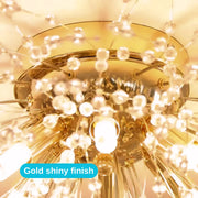 Crystal Chandelier RONDO Vivace, 5x G9, Διάμετρος 40 cm, Shiny Gold Crystal Chandeliers Προεπιλεγμένος τίτλος Alessandro Design