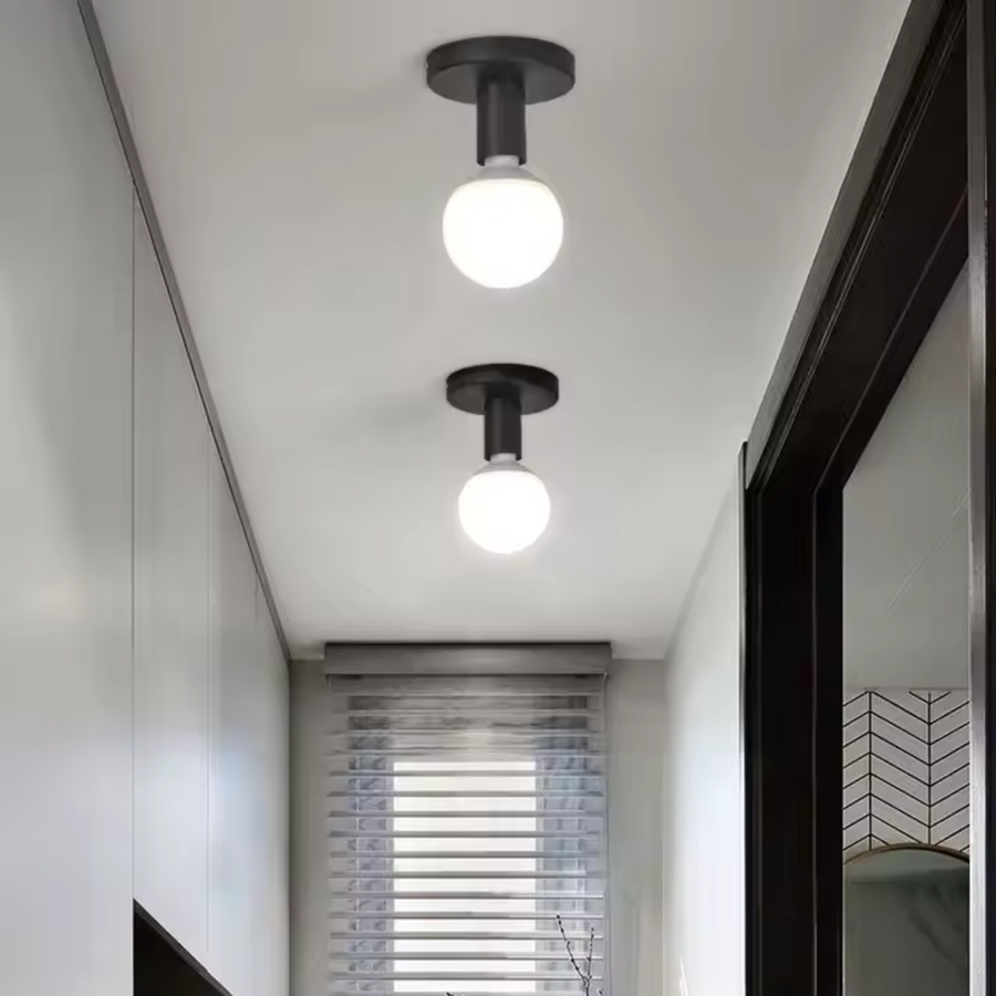 MODERNIST Chandelier Mono 1x E27, Black, Modern Design Luster Industrial Προεπιλεγμένος τίτλος Alessandro Design