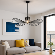 ELIAS Κρεμαστός Πολυέλαιος 60cm, 1x E27, Metal, Ρυθμιζόμενο ύψος, Μαύροι Μοντέρνοι Πολυέλαιοι Προεπιλεγμένος Τίτλος Alessandro Design