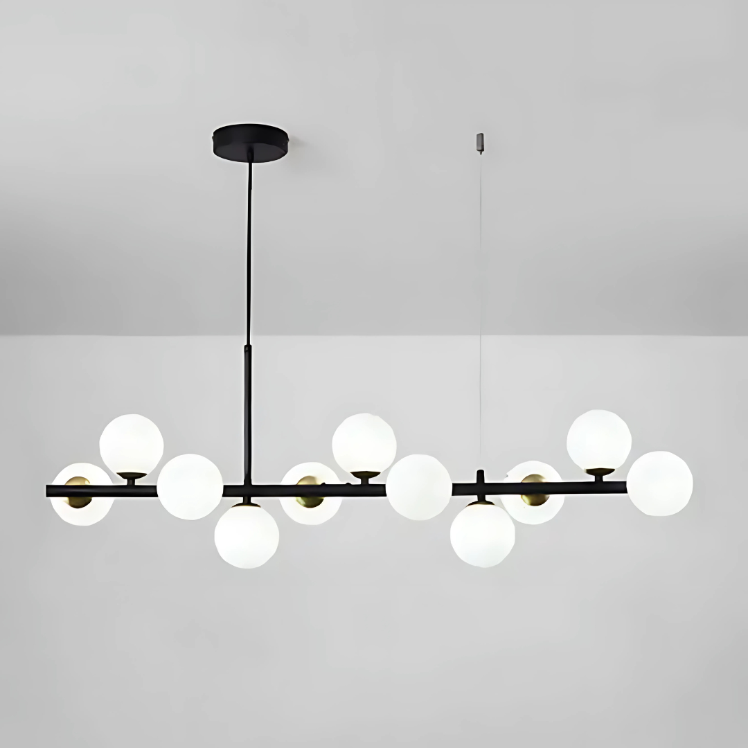 LOFT Pavilion Modern Chandelier, 11x G9, Black, Metal, ρυθμιζόμενου ύψους Μοντέρνοι πολυέλαιοι Προεπιλεγμένος τίτλος Alessandro Design