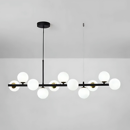 LOFT Pavilion Modern Chandelier, 11x G9, Black, Metal, ρυθμιζόμενου ύψους Μοντέρνοι πολυέλαιοι Προεπιλεγμένος τίτλος Alessandro Design