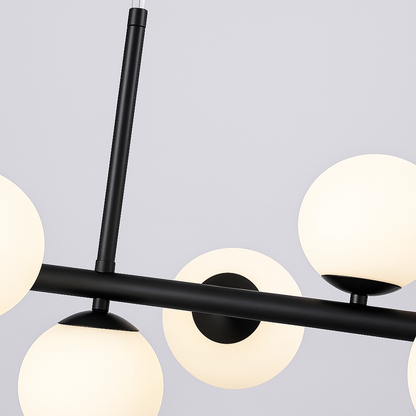 LOFT Pavilion Modern Chandelier, 11x G9, Black, Metal, ρυθμιζόμενου ύψους Μοντέρνοι πολυέλαιοι Προεπιλεγμένος τίτλος Alessandro Design