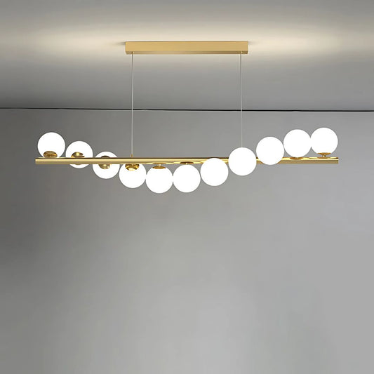 Πολυέλαιος LOFT Hall, 11x G9, Golden White, Metal, Ρυθμιζόμενο ύψος, Elegant Modern Chandeliers Προεπιλεγμένος τίτλος Alessandro Design
