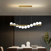Πολυέλαιος LOFT Hall, 11x G9, Golden White, Metal, Ρυθμιζόμενο ύψος, Elegant Modern Chandeliers Προεπιλεγμένος τίτλος Alessandro Design