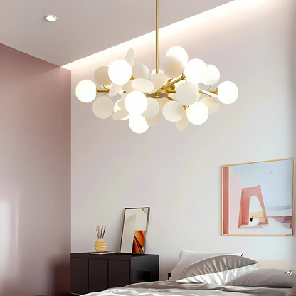 Αναρτημένος πολυέλαιος SVEN, 15x G9, White Modern Chandeliers Προεπιλεγμένος τίτλος Alessandro Design