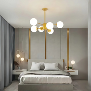 LOFT Hanging Chandelier, 6x E27, Gold Modern Chandeliers Προεπιλεγμένος τίτλος Alessandro Design