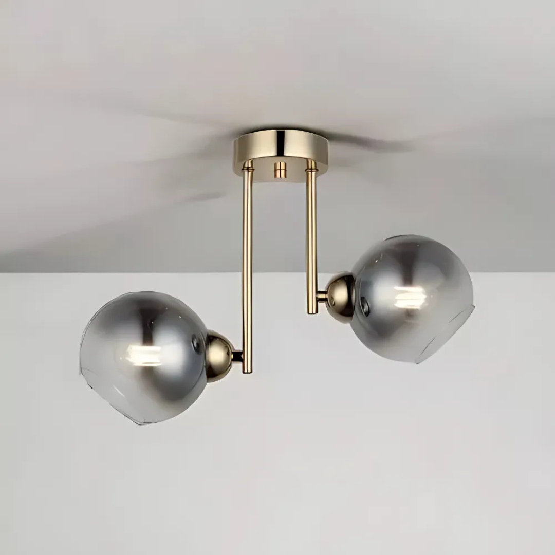 Πολυέλαιος μοντέρνος λαμπτήρας MODUS, 2x E27, Gold, Metal Modern Chandeliers Προεπιλεγμένος τίτλος Alessandro Design