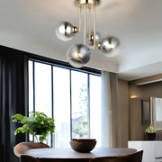 Πολυέλαιος μοντέρνος λαμπτήρας MODUS, 4x E27, Gold, Metal Modern Chandeliers Προεπιλεγμένος τίτλος Alessandro Design