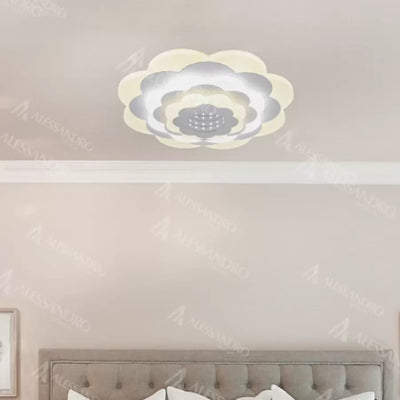 Πολυέλαιος NEXA 3D LED, 20W, Διάμετρος 24cm, Κρύο/Ζεστό/Ουδέτερο φως, Λευκό