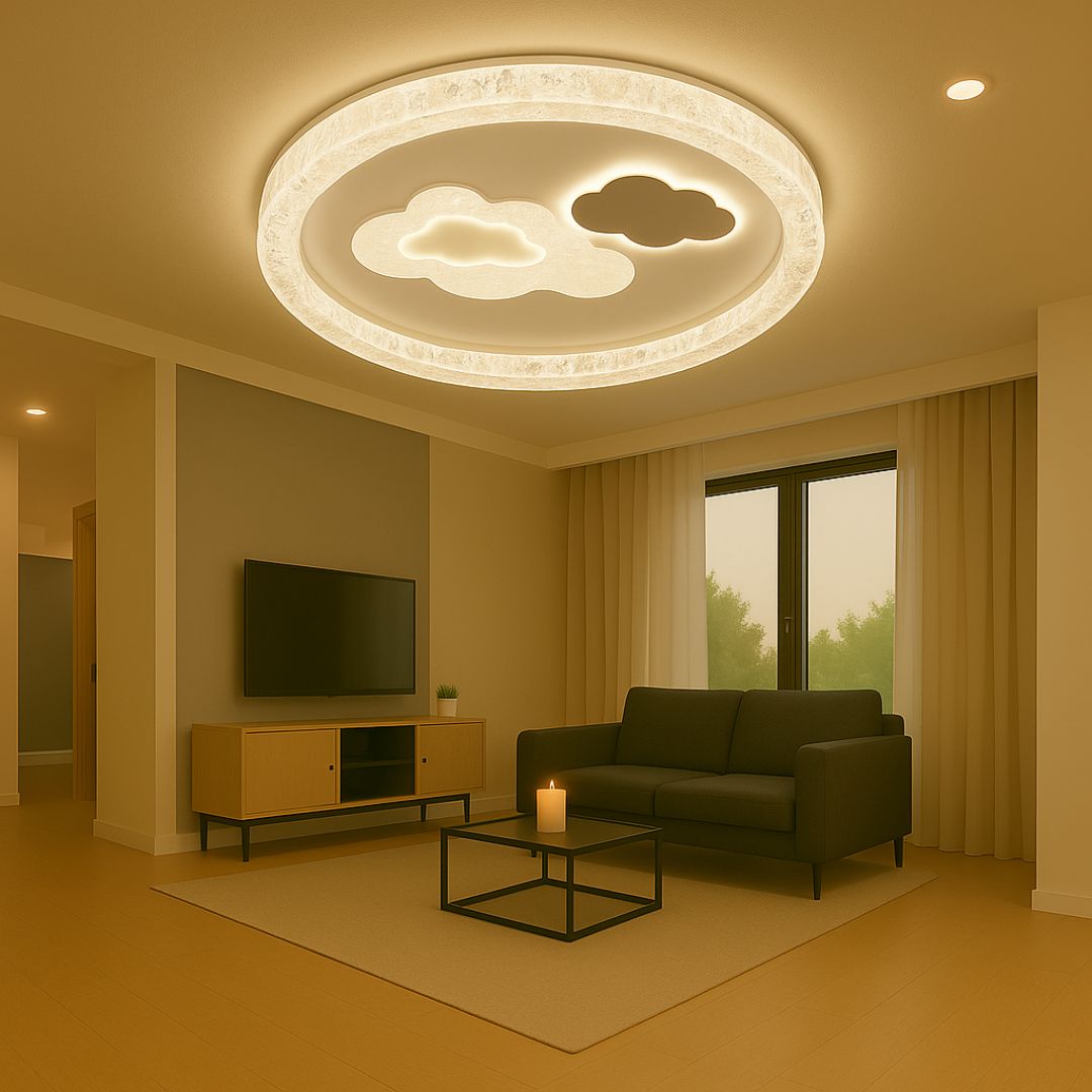 Πολυέλαιος LED SKYForma Starry, 61W, Κρύο/Ζεστό/Ουδέτερο φως, Μαύροι πολυέλαιοι LED Προεπιλεγμένος τίτλος Alessandro Design