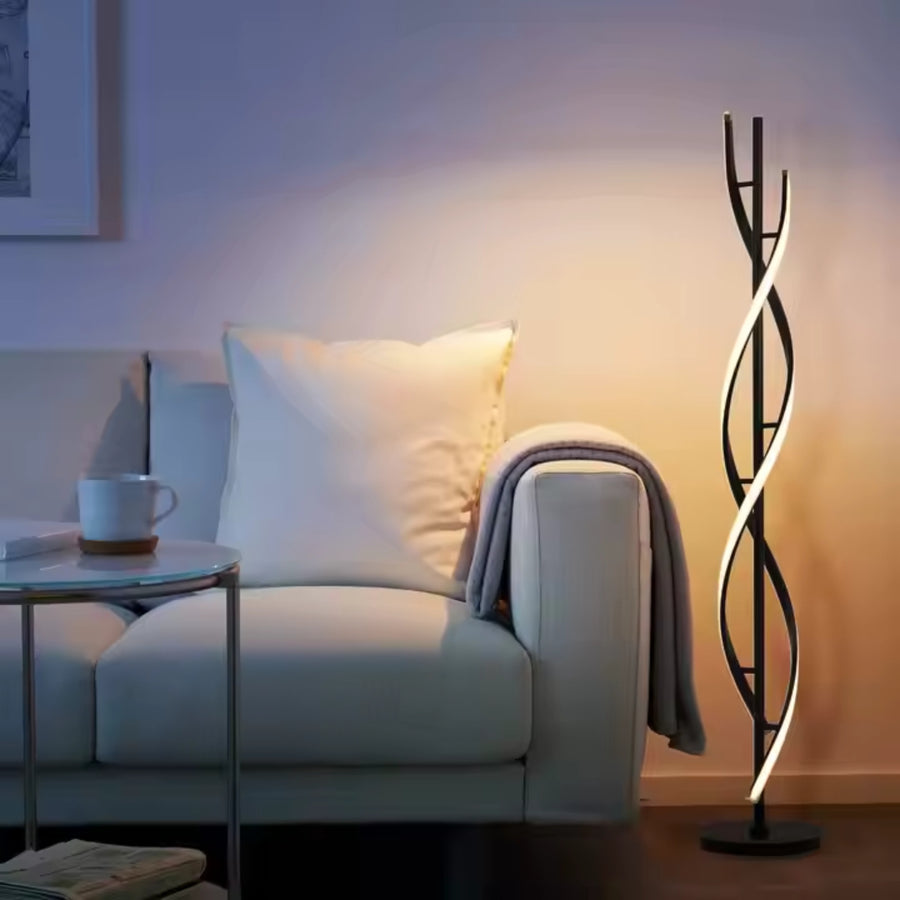 Λάμπα LED Upsilon, 27W, 3000K/ 4000K/ 6000K, Metal and Acrylic, Black Veioze & Προεπιλεγμένος Τίτλος Alessandro Design