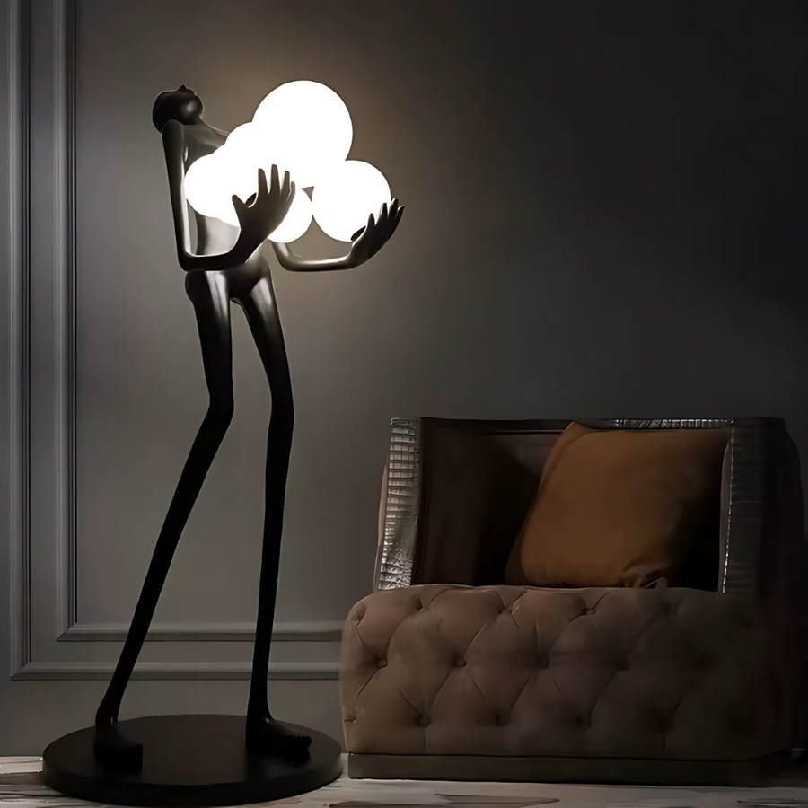Lampadar Living Eleganza, 6x G9, Negru Veioze & Lampadare Default Title Alessandro Design