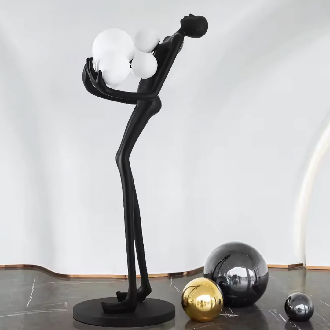 Lampadar Living Eleganza, 6x G9, Negru Veioze & Lampadare Default Title Alessandro Design