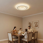 Πολυέλαιος LED με τηλεχειριστήριο LINEA 125W, Στρογγυλός, Κρύο/Ζεστό/Ουδέτερο φως, Ρυθμιζόμενο, Μαύρο