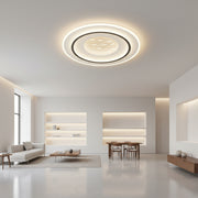 Πολυέλαιος LED με τηλεχειριστήριο LINEA 125W, Στρογγυλός, Κρύο/Ζεστό/Ουδέτερο φως, Ρυθμιζόμενο, Μαύρο