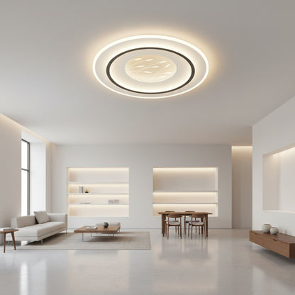Πολυέλαιος LED με τηλεχειριστήριο LINEA 125W, Στρογγυλός, Κρύο/Ζεστό/Ουδέτερο φως, Ρυθμιζόμενο, Μαύρο