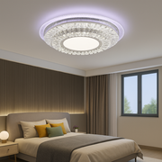 Πολυέλαιος LED με τηλεχειριστήριο MIRALUX RGB, 62W, Μπλε/Κρύο/Ουδέτερο/Ζεστό φως, Ρυθμιζόμενο, Λευκός πολυέλαιος LED με τηλεχειριστήριο Προεπιλεγμένος τίτλος Alessandro Design