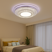 Πολυέλαιος LED με τηλεχειριστήριο MIRALUX RGB, 62W, Μπλε/Κρύο/Ουδέτερο/Ζεστό φως, Ρυθμιζόμενο, Λευκός πολυέλαιος LED με τηλεχειριστήριο Προεπιλεγμένος τίτλος Alessandro Design