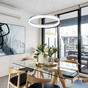 Πολυέλαιος LED με Τηλεχειριστήριο ANINA 34W, Κρύο/Ζεστό/Ουδέτερο φως, Ρυθμιζόμενο, Λευκό, ρυθμιζόμενο ύψος Πολυέλαιοι LED με τηλεχειριστήριο Προεπιλεγμένος τίτλος Alessandro Design