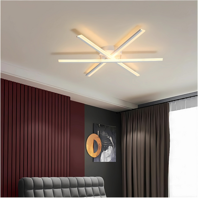 Πολυέλαιος LED με τηλεχειριστήριο ZOE, 40W, Κρύο/Ζεστό/Ουδέτερο φως, Ρυθμιζόμενο, Λευκό