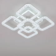 Πολυέλαιος LED Astrid με τηλεχειριστήριο, 134W, με δυνατότητα ρύθμισης ρύθμισης, Λευκοί πολυέλαιοι LED με τηλεχειριστήριο Προεπιλεγμένος τίτλος Alessandro Design