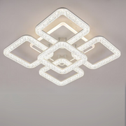 Πολυέλαιος LED Astrid με τηλεχειριστήριο, 134W, με δυνατότητα ρύθμισης ρύθμισης, Λευκοί πολυέλαιοι LED με τηλεχειριστήριο Προεπιλεγμένος τίτλος Alessandro Design