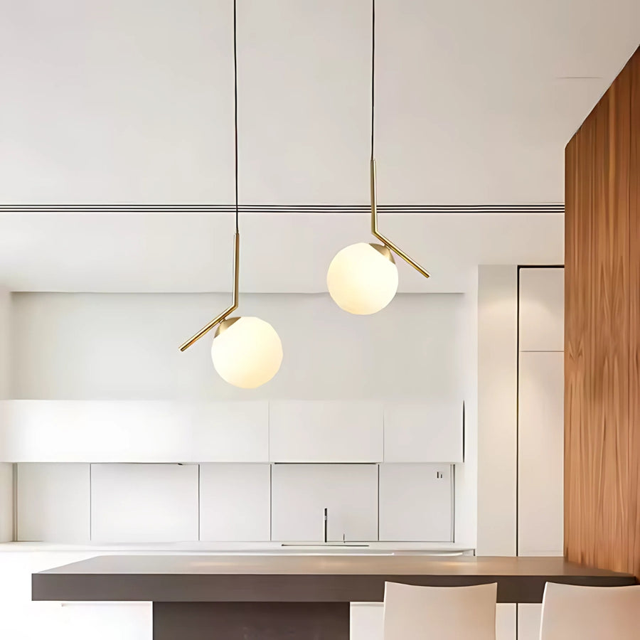Πολυέλαιος LOFT Haven, 1x E27, Golden White, Metal, Ρυθμιζόμενο ύψος, Modern Modern Chandeliers Προεπιλεγμένος τίτλος Alessandro Design