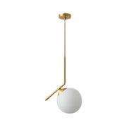 Πολυέλαιος LOFT Haven, 1x E27, Golden White, Metal, Ρυθμιζόμενο ύψος, Modern Modern Chandeliers Προεπιλεγμένος τίτλος Alessandro Design