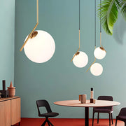 Πολυέλαιος LOFT Haven, 1x E27, Golden White, Metal, Ρυθμιζόμενο ύψος, Modern Modern Chandeliers Προεπιλεγμένος τίτλος Alessandro Design
