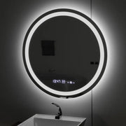 Στρογγυλός καθρέφτης LED, διάμετρος 50 cm, Celeste MotionGlow Marcello, Σύστημα αποθάμβωσης, Ρολόι & Θερμόμετρο, Ρυθμιζόμενο, Θερμό Ουδέτερο Ψυχρό Φως 3000K/4000K/6000K Καθρέφτες Marcello Προεπιλεγμένος τίτλος Alessandro Design