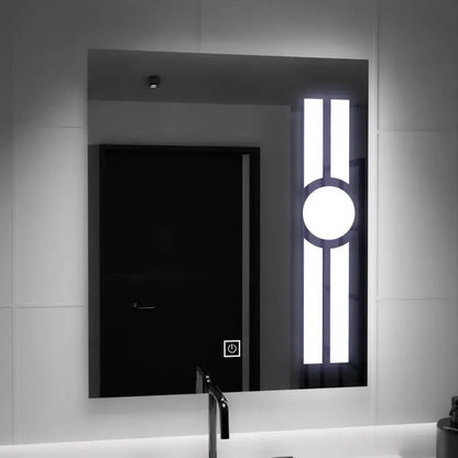 Ορθογώνιος καθρέφτης LED, 60x80 cm, Getame Touch Simple LED καθρέφτης Προεπιλεγμένος τίτλος Alessandro Design