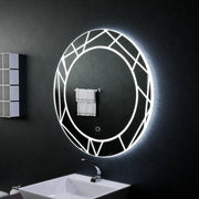 Καθρέφτης LED Touch ASTRIX, 60cm, 6000K, Dimmable, Demister System Mirrors Korman E Προεπιλεγμένος τίτλος Alessandro Design