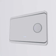 Ορθογώνιος καθρέφτης LED, 80x60 εκ., Stella Touch, Καθρέφτες συστήματος απομίμησης Korman E Προεπιλεγμένος τίτλος Alessandro Design