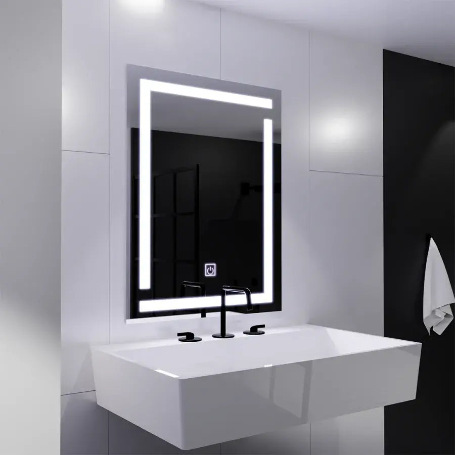 Καθρέφτης Giga LED, 60x80cm, 14W, Touch, 6000K Light Korman Mirrors E Προεπιλεγμένος τίτλος Alessandro Design