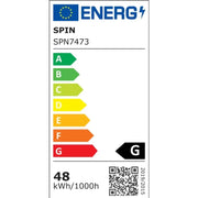 Χωνευτός πίνακας LED 48W Cool White Προεπιλεγμένος τίτλος Alessandro Design