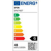 Χωνευτός πίνακας LED 48W Warm White Προεπιλεγμένος τίτλος Alessandro Design