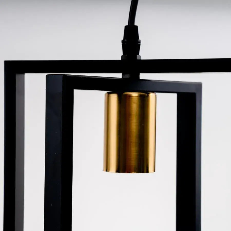 Archer Pendant 4x E27 Black Luster Industrial Προεπιλεγμένος τίτλος Alessandro Design