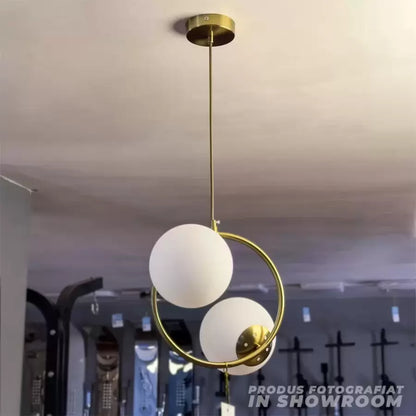 LOFT Atelier Chandelier, 2x E27, White Gold, Metal, Ρυθμιζόμενο ύψος Μοντέρνοι Πολυέλαιοι Προεπιλεγμένος τίτλος Alessandro Design