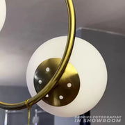 LOFT Atelier Chandelier, 2x E27, White Gold, Metal, Ρυθμιζόμενο ύψος Μοντέρνοι Πολυέλαιοι Προεπιλεγμένος τίτλος Alessandro Design