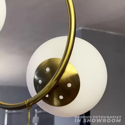 LOFT Atelier Chandelier, 2x E27, White Gold, Metal, Ρυθμιζόμενο ύψος Μοντέρνοι Πολυέλαιοι Προεπιλεγμένος τίτλος Alessandro Design