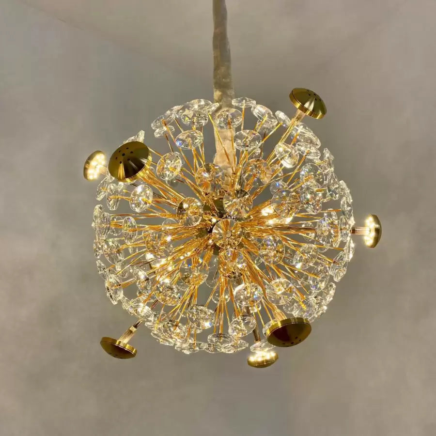 Crystal Arthur 99W Golden LED μενταγιόν Μοντέρνο Candelabra Προεπιλεγμένος τίτλος Alessandro Design