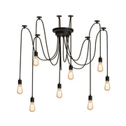 Kappa Chandelier 8xE27, Black, Metal, 730/8 Modern bulb chandeliers Προεπιλεγμένος τίτλος Alessandro Design