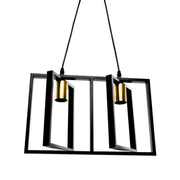 Patrisi Pendant 2x E27 Black Luster Industrial Προεπιλεγμένος τίτλος Alessandro Design