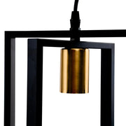 Patrisi Pendant 2x E27 Black Luster Industrial Προεπιλεγμένος τίτλος Alessandro Design