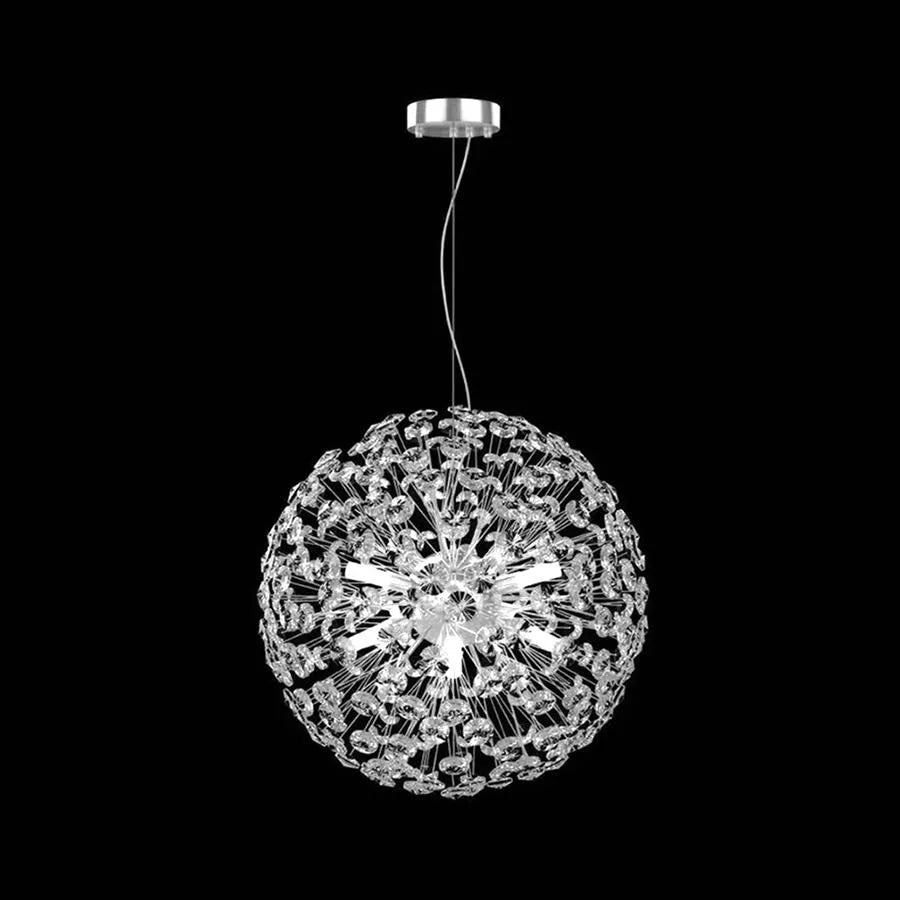 MINUET Crystal Chandelier 8x G9, Διάμετρος 40cm, Γυαλιστερό Chrome, Ρυθμιζόμενο ύψος Μοντέρνοι Πολυέλαιοι Προεπιλεγμένος τίτλος Alessandro Design