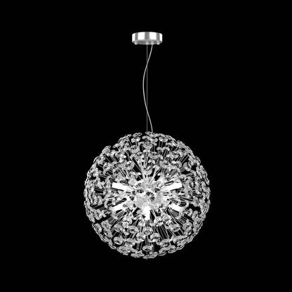 MINUET Crystal Chandelier 8x G9, Διάμετρος 40cm, Γυαλιστερό Chrome, Ρυθμιζόμενο ύψος Μοντέρνοι Πολυέλαιοι Προεπιλεγμένος τίτλος Alessandro Design