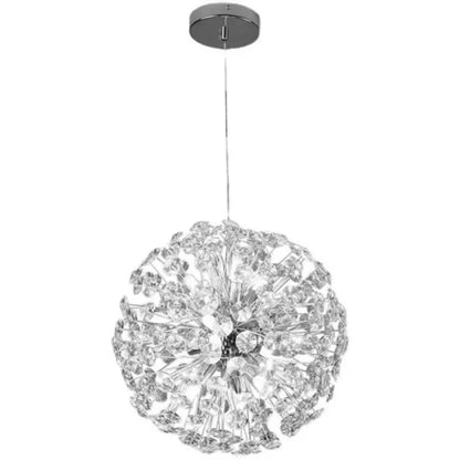 MINUET Crystal Chandelier 8x G9, Διάμετρος 40cm, Γυαλιστερό Chrome, Ρυθμιζόμενο ύψος Μοντέρνοι Πολυέλαιοι Προεπιλεγμένος τίτλος Alessandro Design
